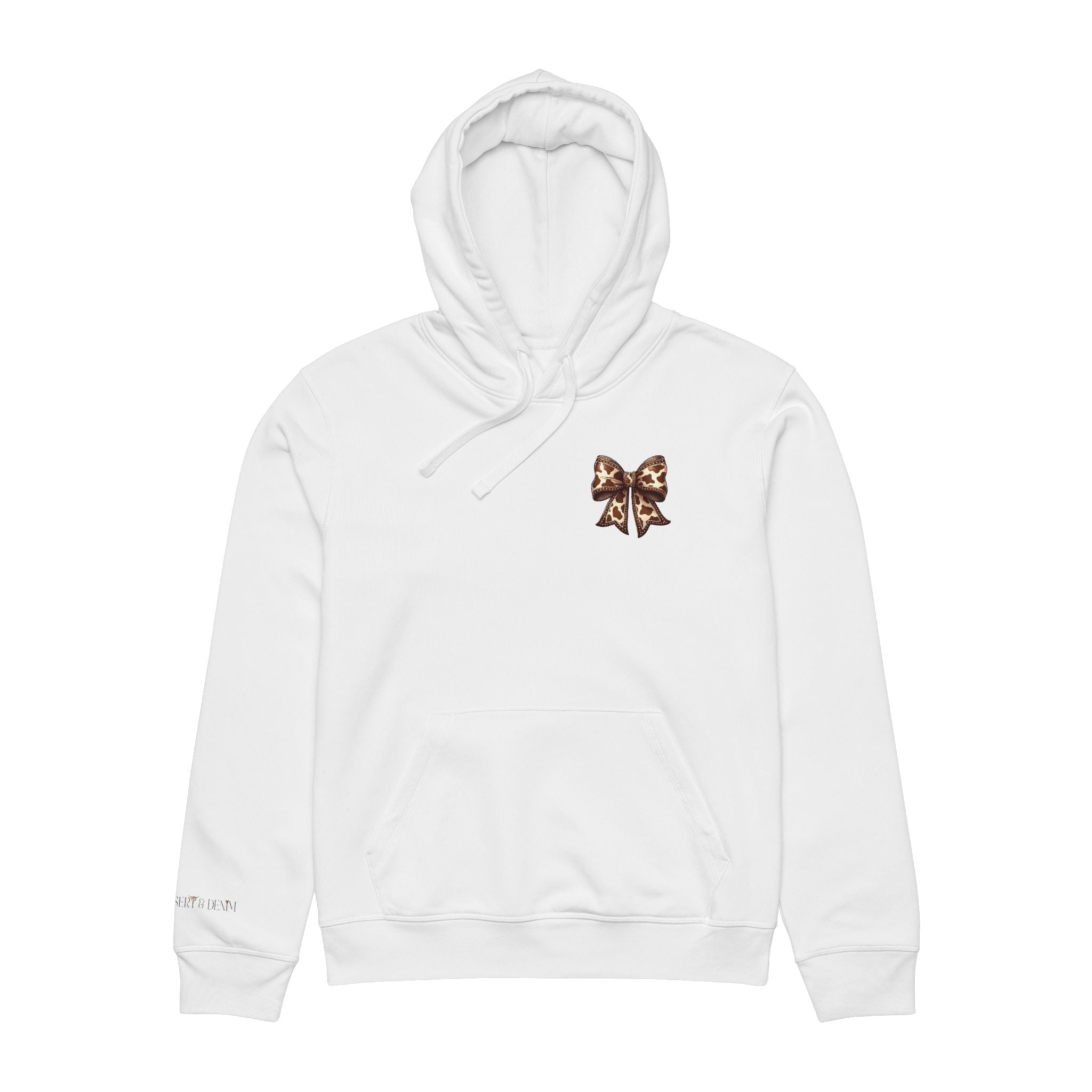 Leopard Print Bow Hoodie