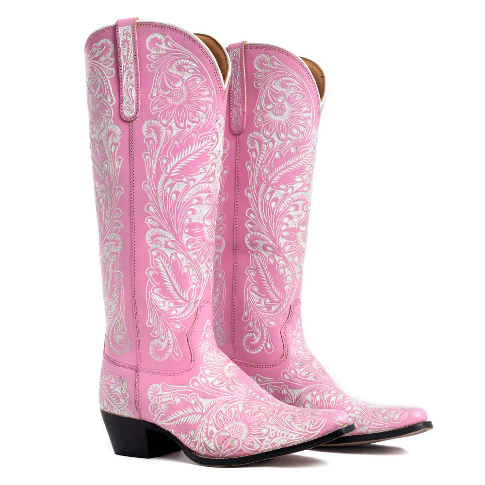 Pre-Order! Valentina Trail Hand-Tooled Boots