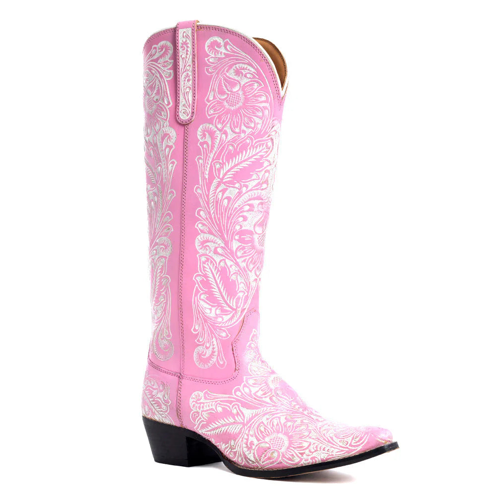 Pre-Order! Valentina Trail Hand-Tooled Boots